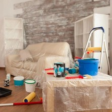 Boya Badana Eşya Koruma Yapışkanlı Örtü 180 cm x 15 mt