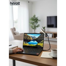 Hevolt 3 Seviye Dokunmatik USB LED Masa Çalışma Kitap Okuma Lambası Pc Gece Lambası