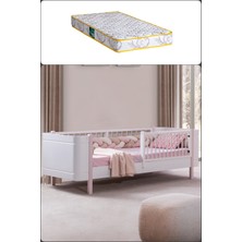 Setay Montessori Karyola, Lidya Montessori Yatak - Pembe + 1 Adet Comfort Yatak