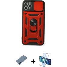 Cepte Toptan iPhone 11 Pro Max Ahenk Klasik - Siyah 3D Antistatik Seramik Nano Ekran Koruyucu + Mavi Shine Kamera Lens Koruma Cam