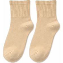 QUALITY WALKING Kadın Bambu Çorap Dikişsiz Yumuşak Nefes Alabilen Günlük Konfor Çorap