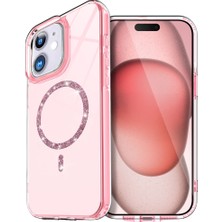 Kordify Newface Apple iPhone 11 Uyumlu Live Diamond Magsafe Kapak – Parlak Taşlı Şık Tasarım & Güçlü Manyetik Kılıf