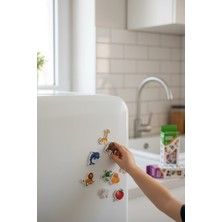 Manyetik Eğitici Set 30 Parça Hayvan 26 Parça Sebze Meyve Magnet Oyuncak