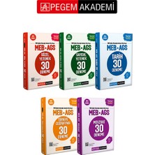 Pegem Akademi Yayıncılık PEGEM AKADEMİ 2026 MEB AGS  150 Deneme Seti (5.Kitap)