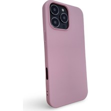 Epro iPhone 16 Pro Max Uyumlu Kamera Koruma Çıkıntılı Içi Kadife Yüksek Kalite Esnek Silikon Kılıf