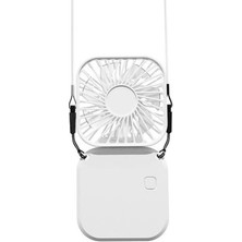 El Fanı Mini Masaüstü ve Boyun Askılı Fan Portatif Şarjlı 3 Kademeli Vantilatör Soğutucu