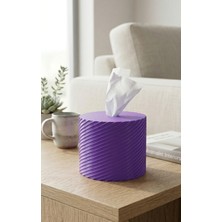 Blurix Modern Peçetelik | Dekoratif Peçete Kutusu | Mor - PEÇETE DAHİLDİR