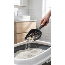 Kedi Kumu Eleme Küreği Geniş Dişli Yapısıyla Tüy ve Kum Ayırımı Sağlar Evcil Hayvanlar Için Kullanışlı