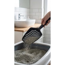 Kedi Kumu Eleme Küreği Yumuşak Sap ve Dar Kenar Tasarımıyla Temizlik Için Uygun