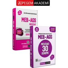 Pegem Akademi Yayıncılık PEGEM AKADEMİ 2026 MEB AGS Soru Bankası Tamamı Çözümlü Mevzuat +