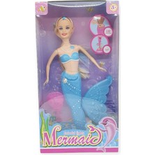 isiltikidsmoda Deniz Kızı Işıklı Bebek - 2348/1-3 - Mavi (Lisinya)