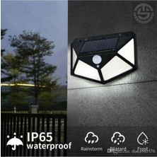 Solar Bahçe Aydınlatma Lambası 100 LED