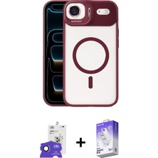 Cepte Toptan iPhone 17 Air Yadigar Asil Koleksiyonu - Siyah Bilvis 5in1 3D Magic Cam Ekran Koruyucu + Siyah Bilvis Titan Kamera Lens