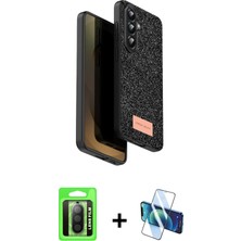 BUTİMAR'S Galaxy A17 5g Vadi Klasik Serisi - Siyah 3D Antistatik Seramik Nano Ekran Koruyucu + Siyah Raze Metal Kamera Lens