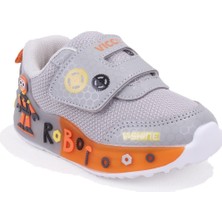 Vicco Feti 346B26Y102 Gri Ortopedik Günlük Işıklı Erkek Çocuk Spor Ayakkabı