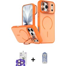 BUTİMAR'S iPhone 17 Pro Max Çekirdek Klasik - Siyah Joko Magic 5d Cam + Turuncu Bilvis Titan Kamera Lens