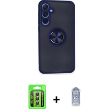 Cepte Toptan Galaxy A15 4g Yörünge Çizgi - Siyah Joko Magic 5d Cam + Gümüş Raze Metal Kamera Lens