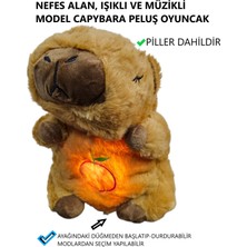 Brother Toys Nefes Alan Capybara 1 Adet Peluş Uyku Arkadaşı Melodili Kapibara 25 Cm.