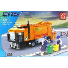 Mega Oyuncak Ausını City Çöp Kamyonu Blok Seti 229 Parça