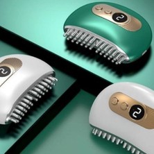 Eco Lounge Yumurcak Shop® 1 Adet Akıllı Elektrik Akımlı Ems Titreşimli Masaj Tarağı Kademeli Yüz Masaj Aleti Aparatı