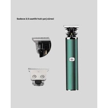 Eco Lounge Profesyonel Şarjlı Tıraş Makinesi – 180 Dakika Kullanım, 2.5 Saat Hızlı Şarj, Evrensel USB Şarj Girişli