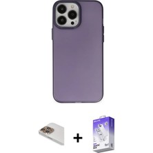 BUTİMAR'S iPhone 13 Pro Max Ahenk Çizgi Prime - Siyah Bilvis 5in1 3D Magic Cam Ekran Koruyucu + Gold Pers Alüminyum Kamera Lens