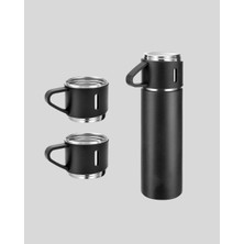 Eco Lounge 500 ml Paslanmaz Çelik Termos Seti – Sızdırmaz, Vakumlu, Isı Koruma Özellikli, Taşınabilir Termos