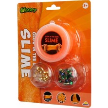Eco Lounge Gloopy Karanlıkta Parlayan Turuncu Slime
