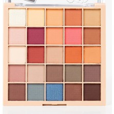 25'li Mat ve Işıltılı Nude Far Paleti Nude Eyeshadow