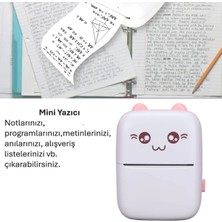 Eco Lounge Sevimli Mini Taşınabilir Yazıcı Printer