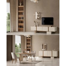 Velura Home & Living Aura Yemek Odası Takımı + Tv Ünitesi
