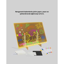 Eco Lounge Çocuklar ve Yetişkinler Için USB LED Işıklı Çizim Panosu