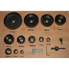 Eco Lounge 16 Parça Karbon Çelik-Panç-Delik Açma Testere Seti