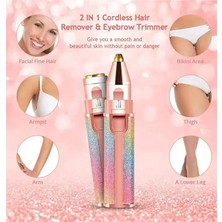 Eco Lounge Kadınlar Için 2’si 1 Arada Yüz Tüy Alma Cihazı, Sessiz Motorlu ve Nazik Cilt Uyumlu Tasarım