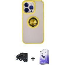 Cepte Toptan iPhone 15 Pro Max Yörünge Çizgi - Siyah Bilvis 5in1 5d Magic Hayalet Cam Ekran Koruyucu + Lacivert Raze Metal Kamera Lens