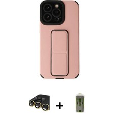 Cepte Toptan iPhone 14 Pro Çekirdek Yansıma - Siyah Joko Magic 5d Hayalet Cam + Gold Raze Metal Kamera Lens