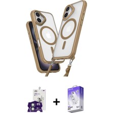 BUTİMAR'S iPhone 16 Atlas Doku Koleksiyonu - Siyah Bilvis 5in1 3D Magic Cam Ekran Koruyucu + Yeşil Bilvis Titan Kamera Lens