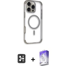 Cepte Toptan iPhone 16 Pro Max Eksen Klasik Koleksiyonu - Siyah Bilvis 5in1 3D Magic Cam Ekran Koruyucu + Siyah Pvd Metal Kamera Lens