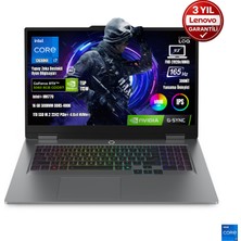 Lenovo Loq 17IRX10 83JH00CNTR I7-13650HX 16GB Ddr5 1tb SSD RTX5060 8gb Tgp 115W 17.3" IPS 165Hz Freedos Taşınabilir Bilgisayar