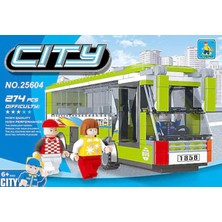 Mega Oyuncak Ausını City Otobüs Blok Seti 274 Parça