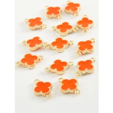 Ronanna Çiçek Çift Kulplu Mineli Bileklik ve Kolye Ucu Aparatı 1 Adet