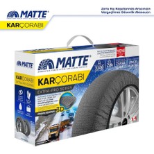 Delixa Lastik Kar Çorabı Kar Zinciri Muadili Yüksek Kalite Kar Zinciri Extra Series (Medium)