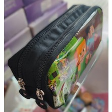 Ada Çanta Kırtasiye Çift Bölmeli Kalem Çantası / Kutusu Minecraft Figürlü M2 AD10054