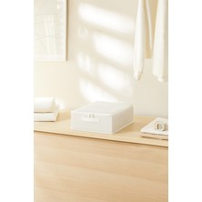 Home Wave Gri Pötikare Destekli Kutu Hurç 31 x 38 x 12 cm