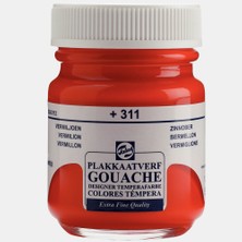 Kitabevimden Talens Guaj Boya 16 ml Vermilion (Parlak Kırmızı) 311--10 Lu