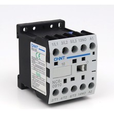 Chint NC6-0910 9A 4kw Mini Kontaktör - 1 No Yardımcı Kontaklı Endüstriyel Pano Tipi Şalt