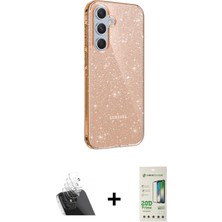 Cepte Toptan Galaxy A14 4g Yankı Doku Prime - Siyah 20D Premium Cam Ekran Koruyucu + Şeffaf Kamera Lens Koruma Cam