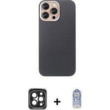 iPhone 15 Pro Max Eksen Prime - Siyah Joko Magic 5d Cam + Siyah Pvd Metal Kamera Lens