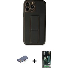 BUTİMAR'S iPhone 13 Pro Akış Doku - Şeffaf 360 Full Body Arka Koruyucu + Mavi Renkli Kamera Lens Koruma Cam