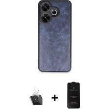 BUTİMAR'S Redmi 13 4g Kıvılcım Işık Serisi - Siyah 6d Antistatik Mat Seramik Hayalet Nano Ekran Koruyucu + Şeffaf Kamera Lens Koruma Cam